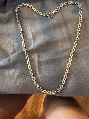 Chucky 16” Sterling silver Link Chain Necklace